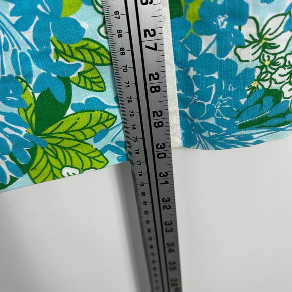 Lilly Pulitzer Originals Blue Floral Mini Dress‎ Size 2 Pockets Preppy Resort - Picture 13 of 15